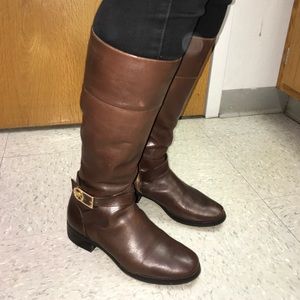 Michael Kors Riding Boots, Dark Brown